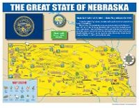 Enlarge image Cover: Nebraska State Map for Students - Pack of 30 - Gallopade International