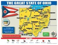 Enlarge image Cover: Ohio State Map for Students - Pack of 30 - Gallopade International