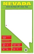 Cover: Nevada Write-On/Wipe-Off Desk Mat - State Map - Gallopade International