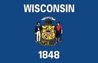 Enlarge image Cover: Wisconsin Flag Poster - Gallopade International