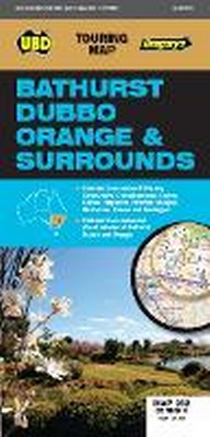 Abbildung von: Bathurst Dubbo Orange & Surrounds Map 282 8th ed - UBD Gregory's