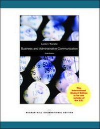 Enlarge image Cover: Business and Administrative Communication - McGraw-Hill Professional