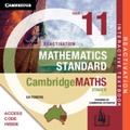Cover: Cambridge Maths Stage 6 NSW Standard Year 11 Reactivation (Card) - Cambridge University Press