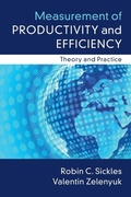 Cover: Measurement of Productivity and Efficiency - Cambridge University Press