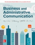 Cover: ISE Business and Administrative Communication - McGraw-Hill Education