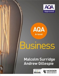 Abbildung von: AQA A-level Business (Surridge and Gillespie) - Hodder Education