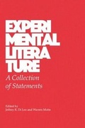 Cover: Experimental Literature: A Collection of Statements - Jef Books