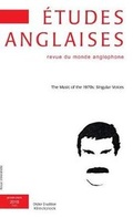 Cover: Etudes Anglaises - N1/2018 - Klincksieck