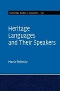 Cover: Heritage Languages and their Speakers - Cambridge University Press