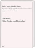 Cover: Kleine Beitr&auml;ge zum Hurritischen - Harrassowitz Verlag