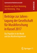 Cover: Beitr&auml;ge zur Jahrestagung der Gesellschaft f&uuml;r Musikforschung in Kassel 2017 - Springer VS