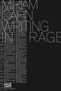 Cover: Miriam Cahn. WRITING IN RAGE - Hatje Cantz Verlag