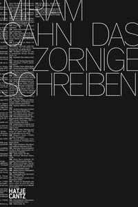 Abbildung von: Miriam Cahn - Hatje Cantz Verlag