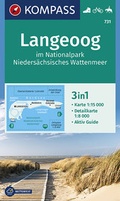 Cover: KOMPASS Wanderkarte Langeoog im Nationalpark Nieders&auml;chsisches Wattenmeer - KOMPASS-Karten