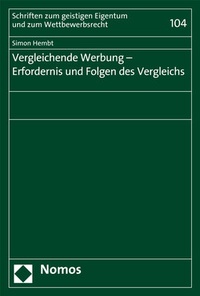 Abbildung von: Vergleichende Werbung - Erfordernis und Folgen des Vergleichs - Nomos