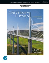 Enlarge image Cover: Student Study Guide and Solutions Manual for University Physics, Volume 1 (Chapters 1-20) - Pearson