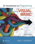 Cover: Introduction to Programming Using Visual Basic - Pearson