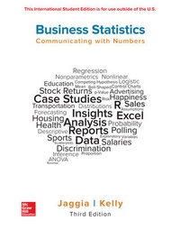 Enlarge image Cover: ISE Business Statistics: Communicating with Numbers - McGraw-Hill Education