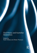 Cover: Oral History and Australian Generations - Routledge