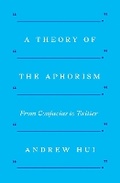 Cover: A Theory of the Aphorism - Princeton University Press