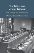 Cover: The Tokyo War Crimes Tribunal - Cambridge University Press