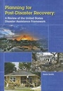 Cover: Planning for Post-Disaster Recovery - Public Entity Risk Institute