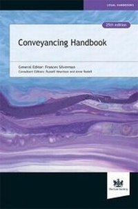 Enlarge image Cover: Conveyancing Handbook - The Law Society