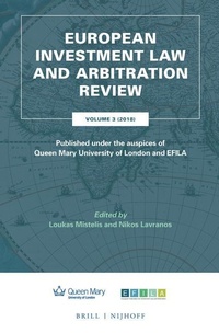 Abbildung von: European Investment Law and Arbitration Review - Martinus Nijhoff
