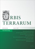 Cover: Orbis Terrarum 15 (2017) - Franz Steiner Verlag