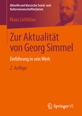 Cover: Zur Aktualit&auml;t von Georg Simmel - Springer VS