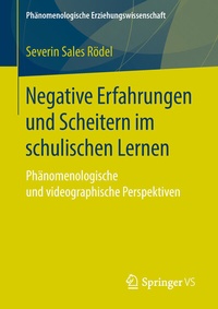 Abbildung von: Negative Erfahrungen und Scheitern im schulischen Lernen - Springer VS