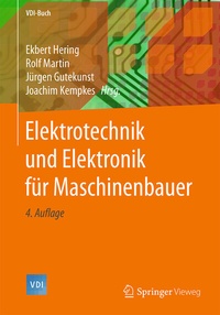 Bild vergrößern Bild: Elektrotechnik und Elektronik für Maschinenbauer - Springer Vieweg