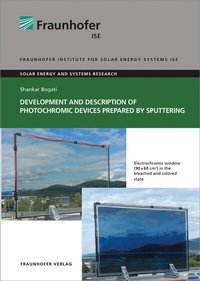 Enlarge image Cover: Development and Description of Photochromic Devices Prepared by Sputtering - Fraunhofer Verlag