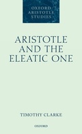 Cover: Aristotle and the Eleatic One - Oxford University Press