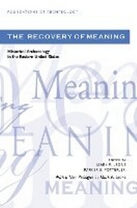 Abbildung von: The Recovery of Meaning - Eliot Werner Publications Inc