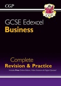 Cover: GCSE Business Edexcel Complete Revision & Practice (with Online Edition, Videos & Quizzes) - Coordination Group Publications Ltd (CGP)