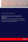 Cover: Generall Demands Concerning the Late Covenant - Hansebooks