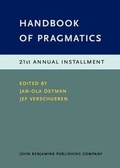 Cover: Handbook of Pragmatics - John Benjamins Publishing Co