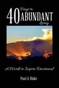 Cover: 40 Days To Abundant Living - National Library of Jamaica