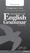 Cover: Fundamentals of English Grammar MyLab English and eText Access Code Card - Pearson Education (US)
