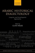 Cover: Arabic Historical Dialectology - OUP eBook