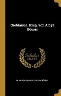 Cover: Grobianus. Hrsg. von Aloys Boemer - Wentworth Press