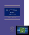 Abbildung von: Friston on Costs (book and digital pack) - Oxford University Press