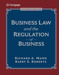 Cover: Business Law and the Regulation of Business - South-Western College Publishing