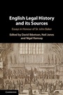 Cover: English Legal History and its Sources - Cambridge University Press