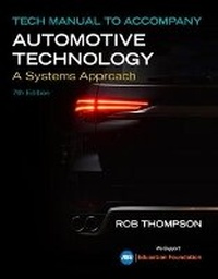 Enlarge image Cover: Tech Manual for Erjavec/Thompson's Automotive Technology: A Systems Approach - Delmar Cengage Learning