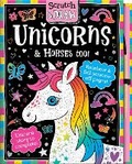 Cover: Scratch and Draw Unicorns & Horses Too! - Scratch Art Activity Book - Two Windmills Limited