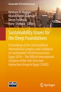 Cover: Sustainability Issues for the Deep Foundations - Springer