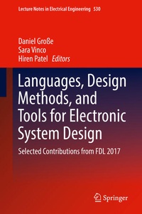 Enlarge image Cover: Languages, Design Methods, and Tools for Electronic System Design - Springer