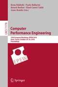 Cover: Computer Performance Engineering - Springer